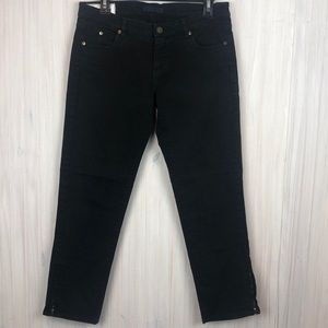 JIL SANDER ANKLE CROPPED SKINNY JEANS ANKLE ZIP 29
